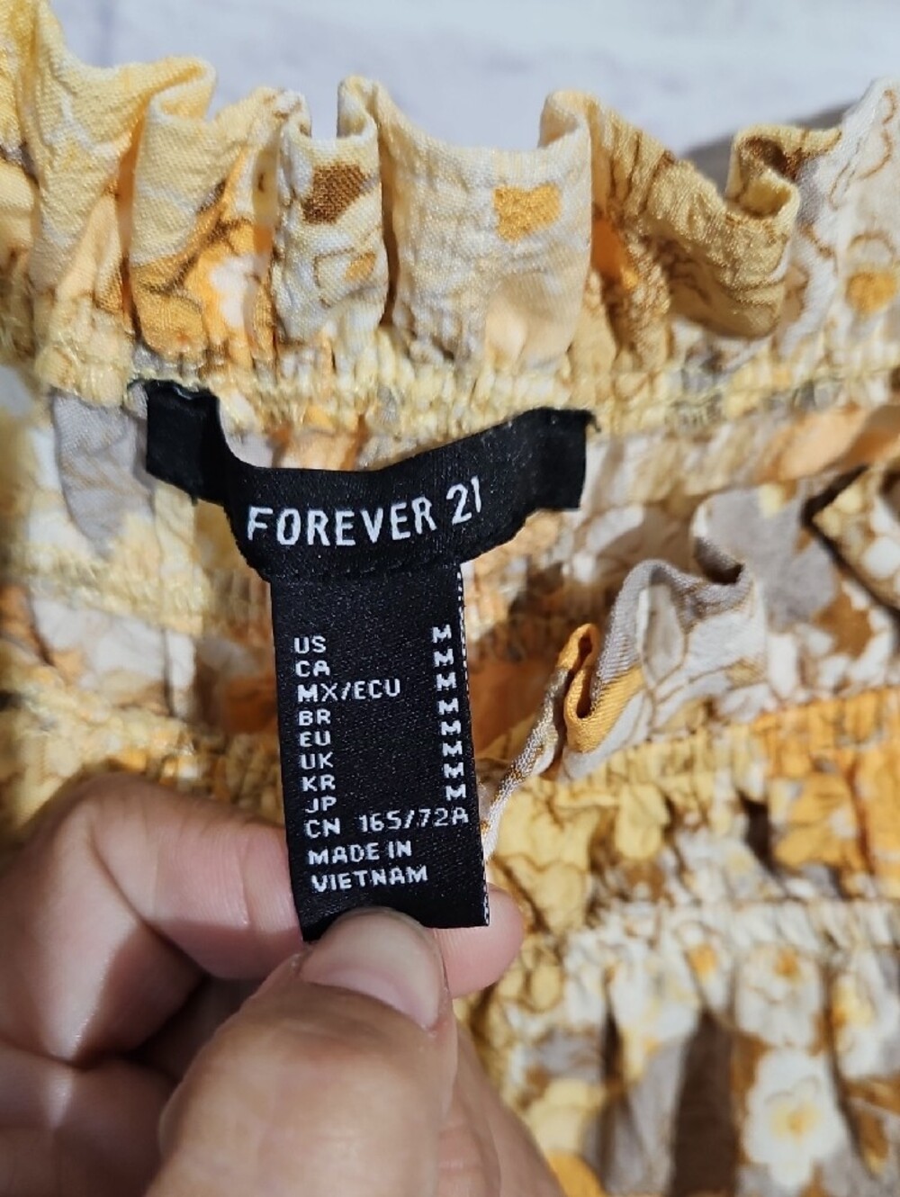Forever 21 Yellow Floral Romper - Picture 6 of 6